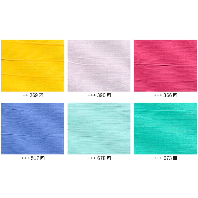 Royal Talens peinture acrylique Art Creation, distributeur Caribbean assortiment couleurs, 100 pièces